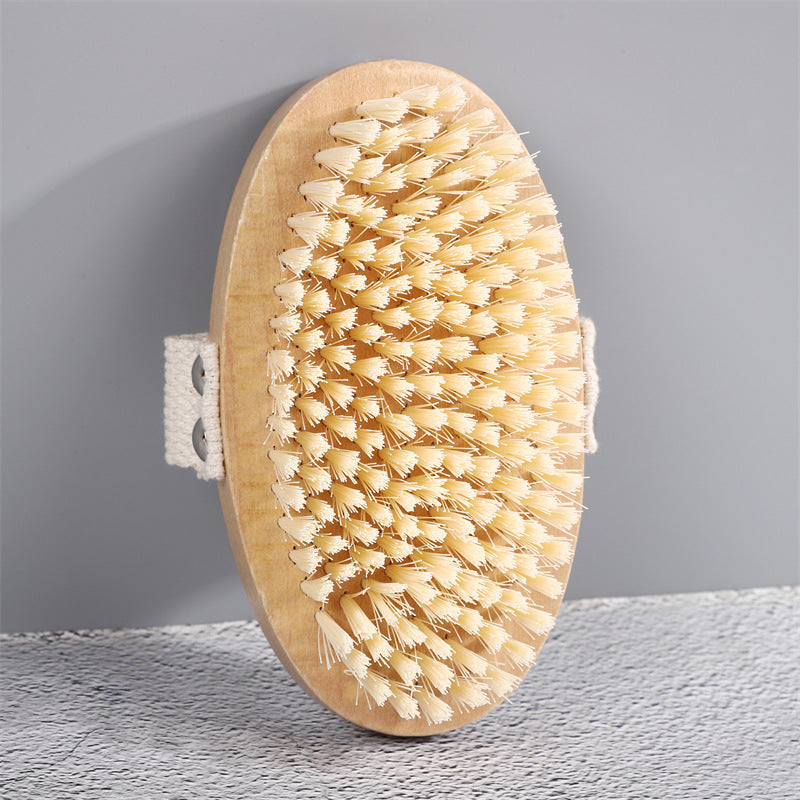 Bamboo nail and hand cleaning brush