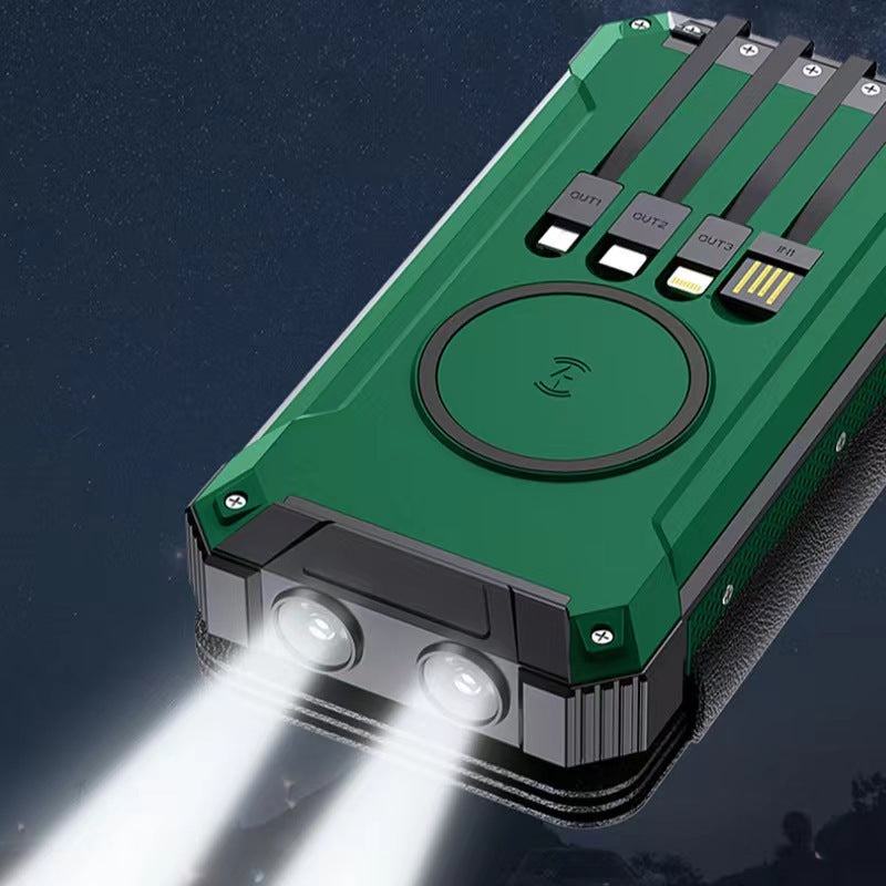 ☀️ Eco-Solar Power Bank: Portable Charger with Built-In Solar Panel.