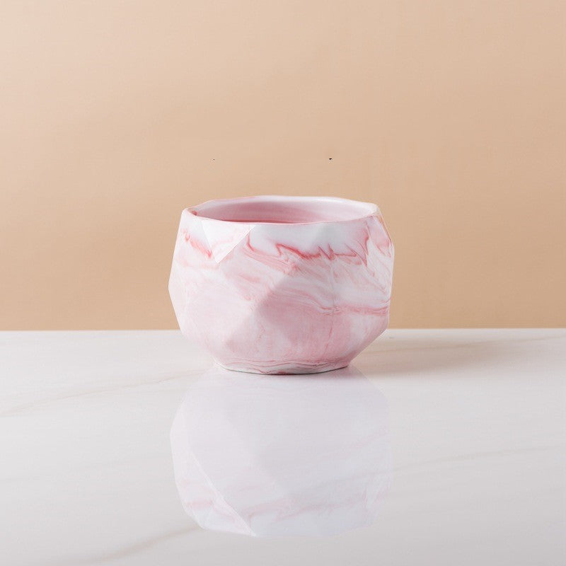 Scandinavian ceramic succulent planter