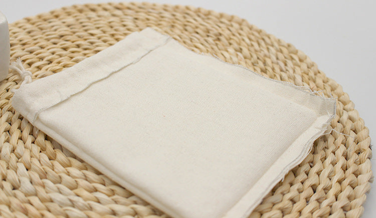 Cotton canvas drawstring travel storage bag