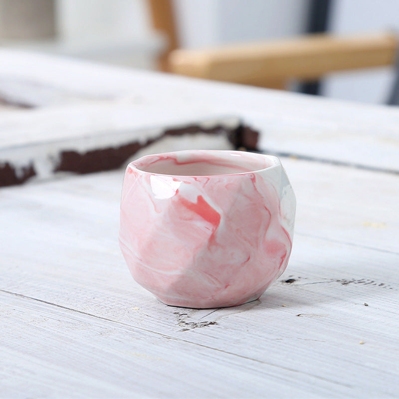 Scandinavian ceramic succulent planter