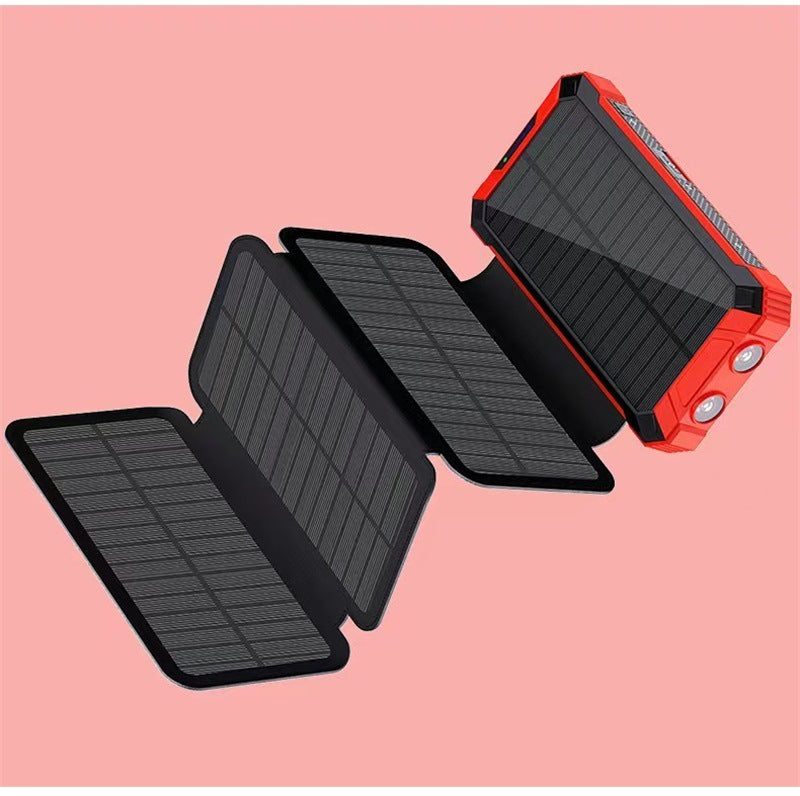 ☀️ Eco-Solar Power Bank: Portable Charger with Built-In Solar Panel.