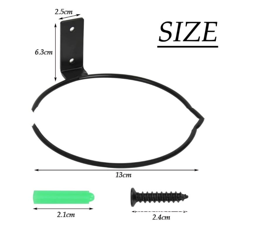 Metal wall mounted plant hook