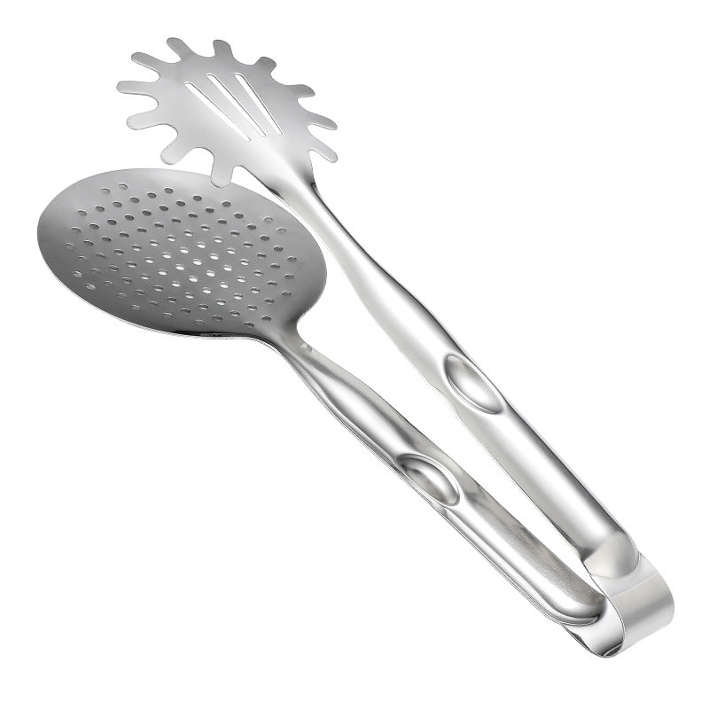 Stainless steel kitchen tongs for everyday cooking
