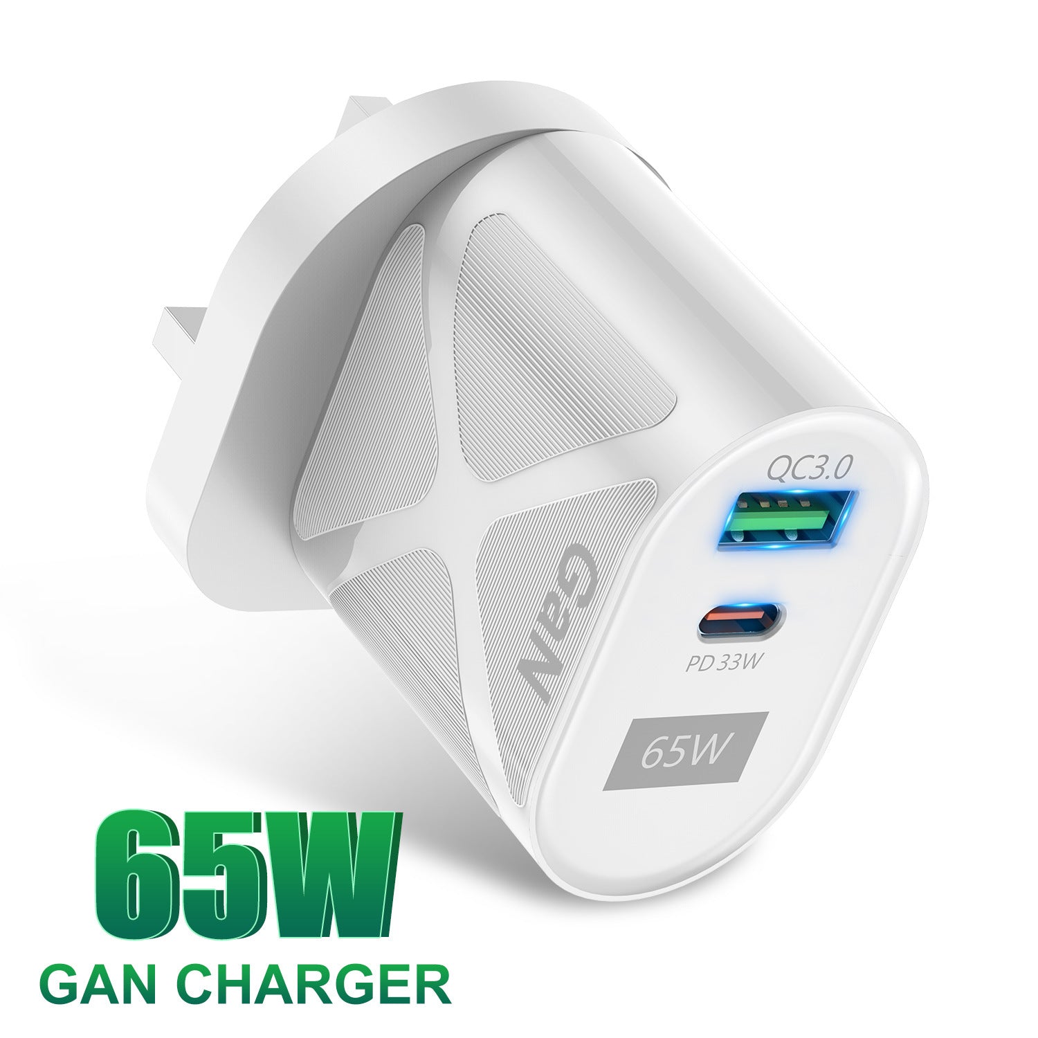 65W GaN fast charging adapter
