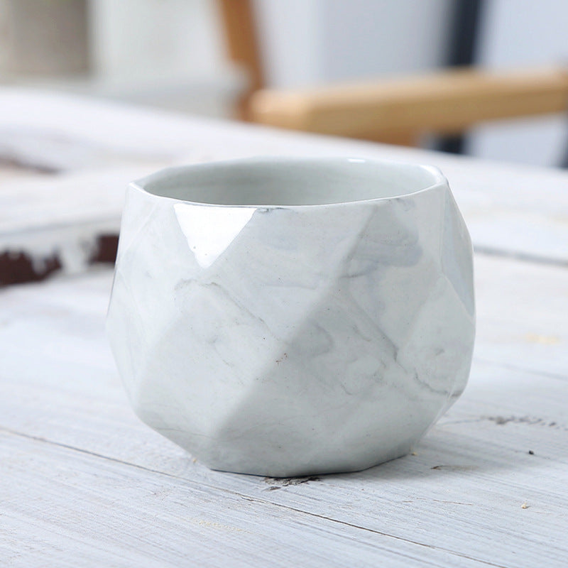 Scandinavian ceramic succulent planter