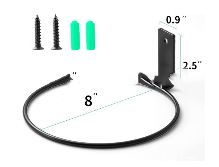 Metal wall mounted plant hook