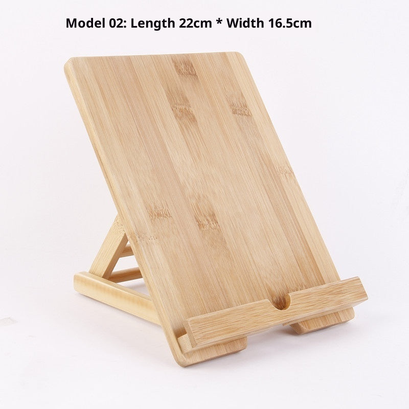 Bamboo phone and tablet stand