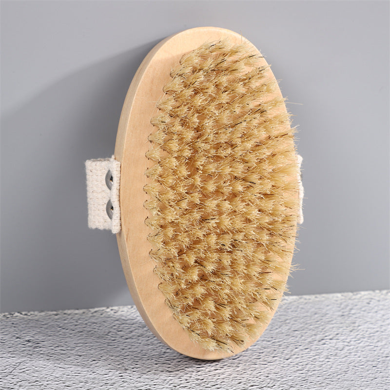 Bamboo nail and hand cleaning brush