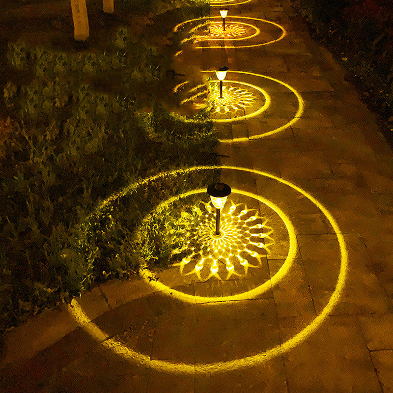 Solar lawn light for outdoor garden and courtyard