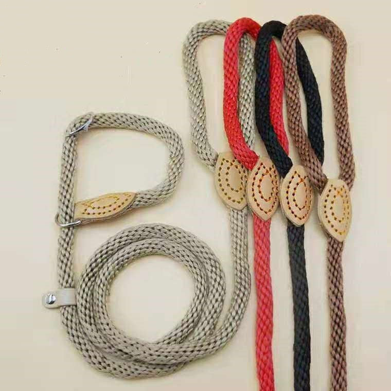 Hemp rope dog leash