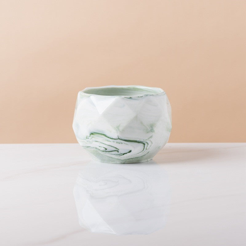 Scandinavian ceramic succulent planter