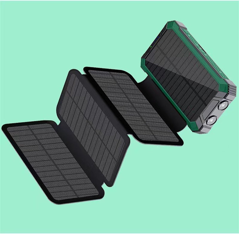 ☀️ Eco-Solar Power Bank: Portable Charger with Built-In Solar Panel.
